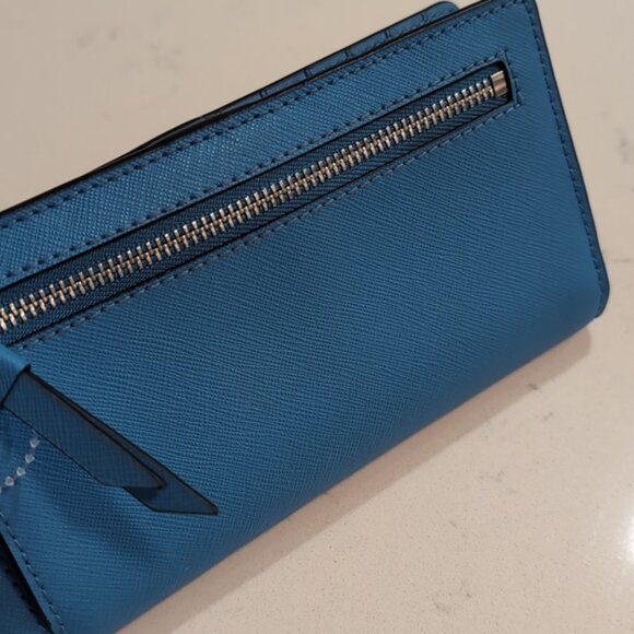 Kate Spade New York Cameron Monotone Saffiano Large Slim Bifold Wallet NWOT - Picture 7 of 8